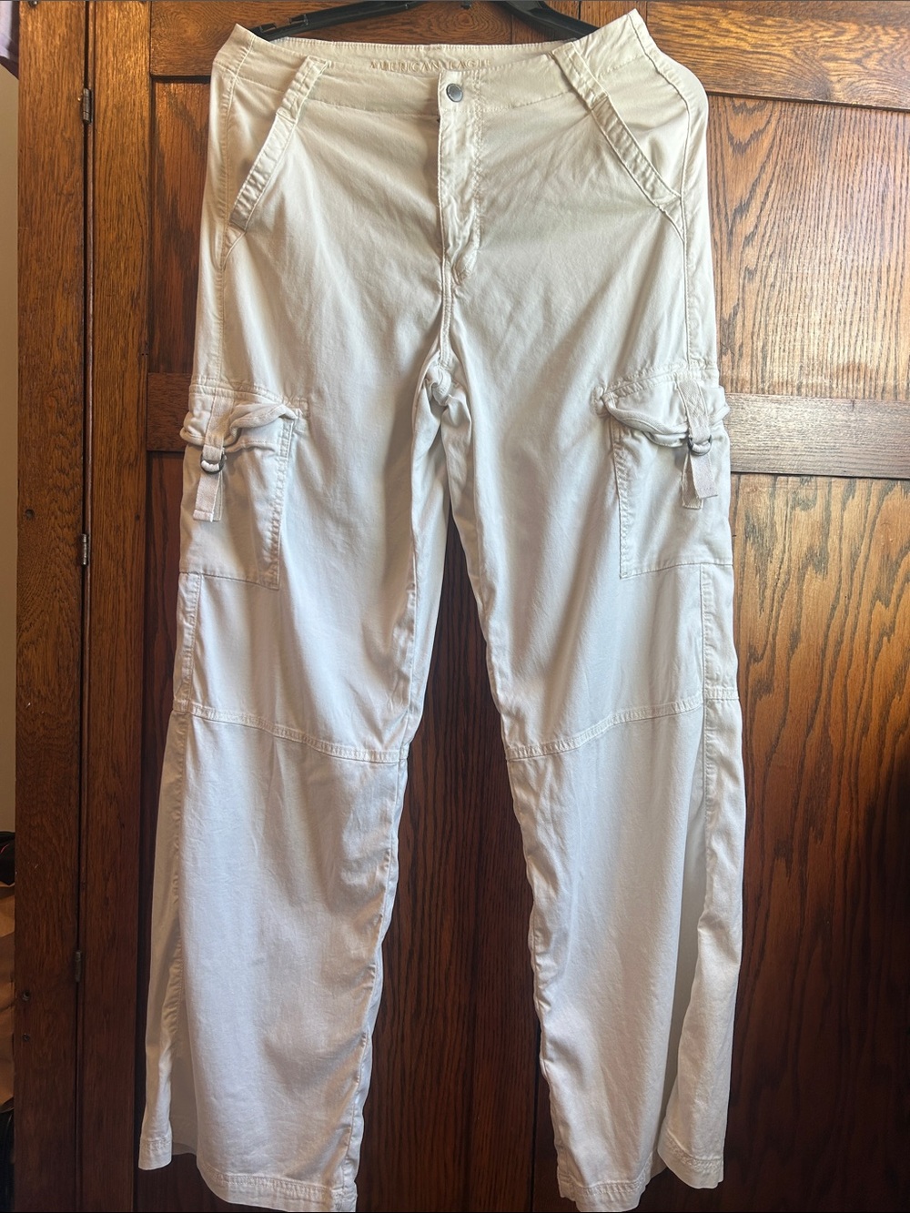 Women’s Casual Cargo Pants - Cream